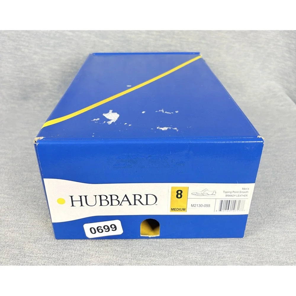 Samuel Hubbard Tipping Point Shoes Mens 8 M Brown Leather Wingtip Baroque